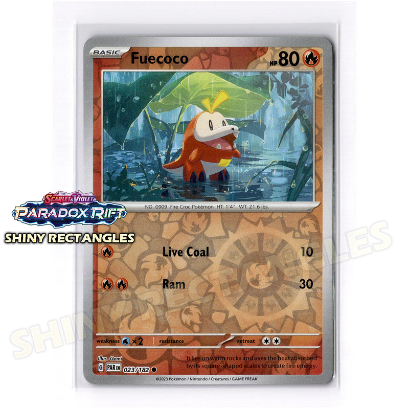 023/182 - Fuecoco - Reverse Holo