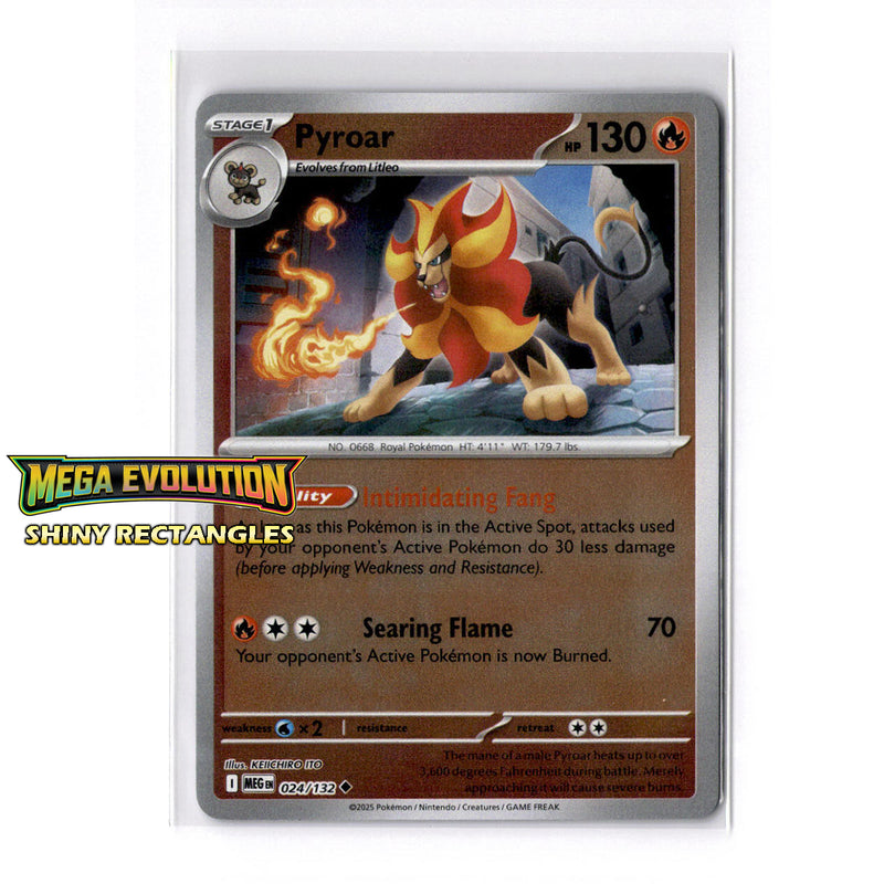 024/132 - Pyroar - Reverse Holo
