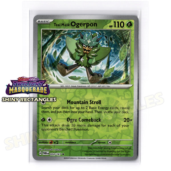 024/167 - Teal Mask Ogerpon - Reverse Holo