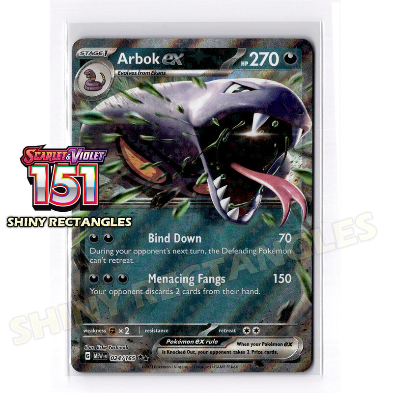 024/165 - Arbok EX - Holofoil