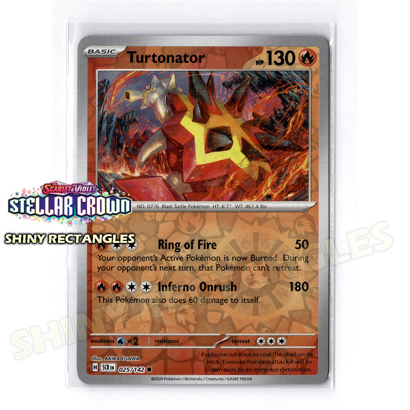 025/142 - Turtonator - Reverse Holo