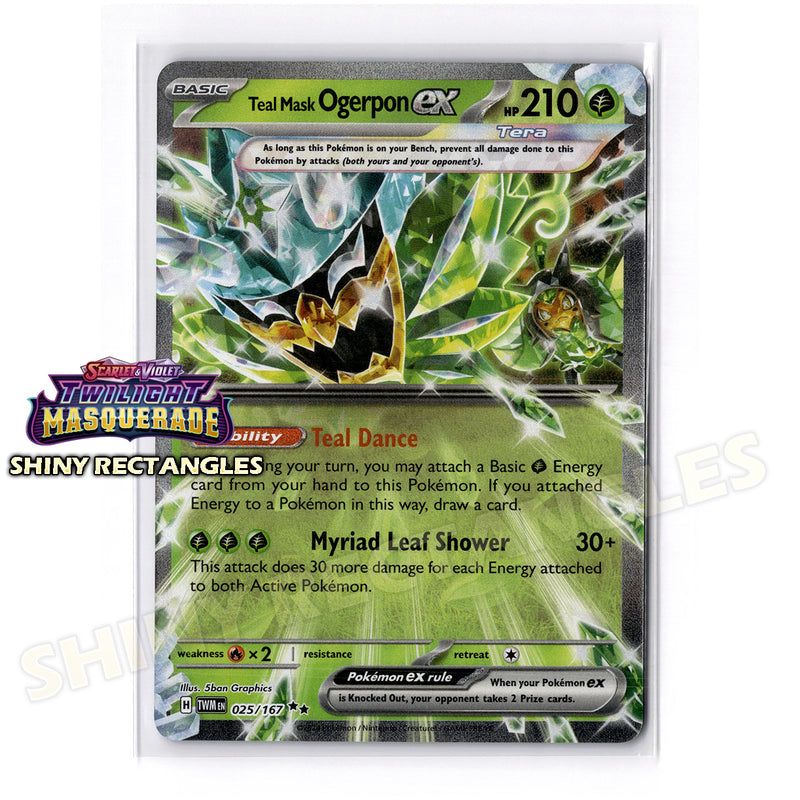 025/167 - Teal Mask Ogerpon EX - Holofoil