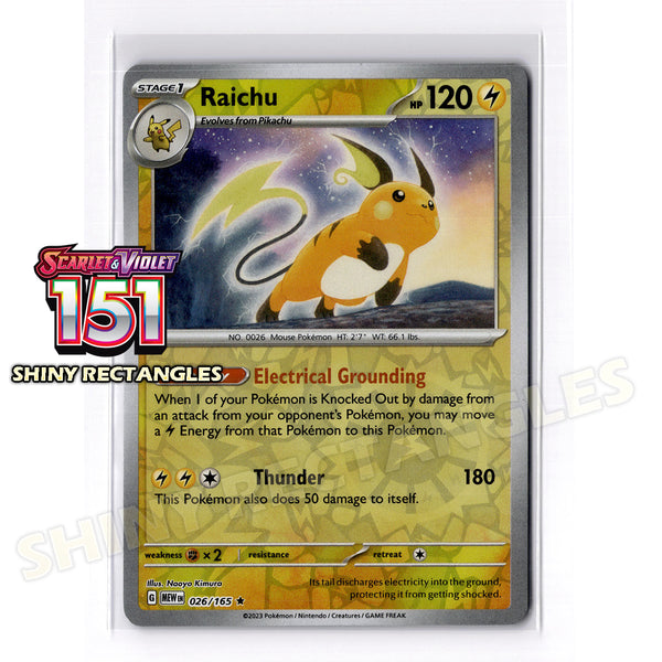 026/165 - Raichu - Reverse Holo