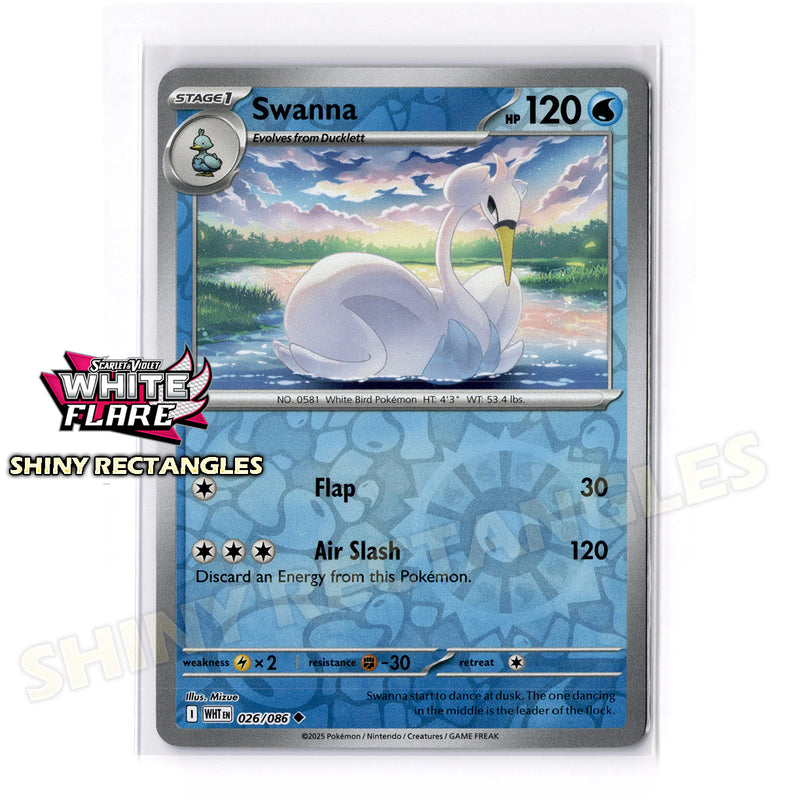 026/086 - Swanna - Reverse Holo
