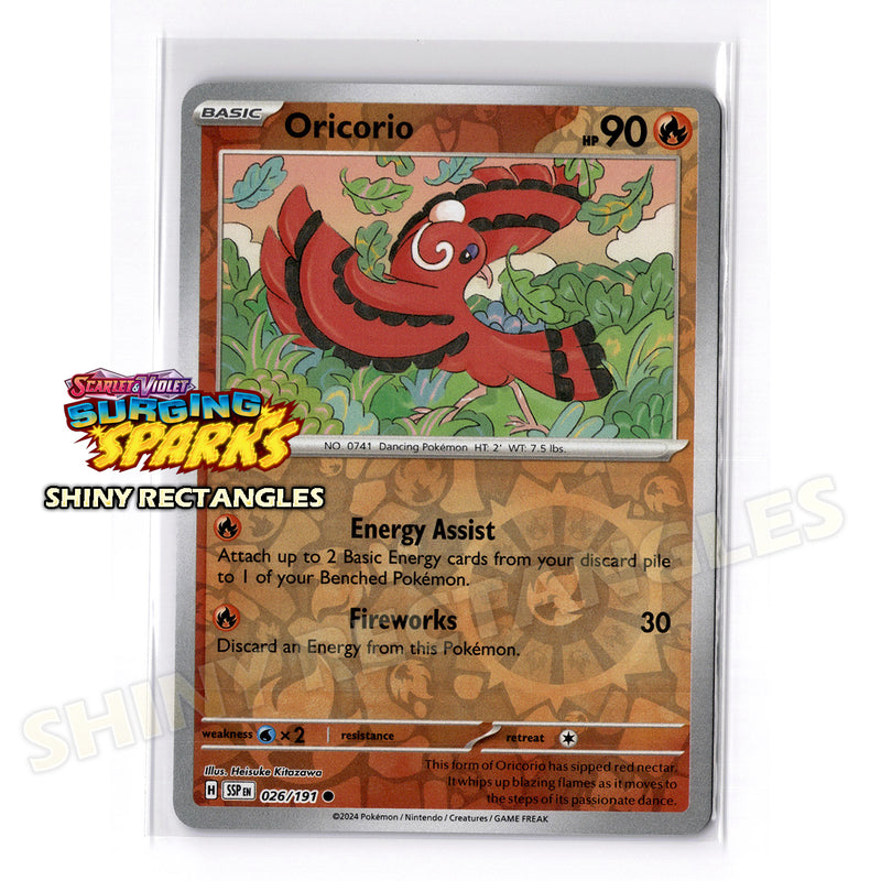 026/191 - Oricorio - Reverse Holo