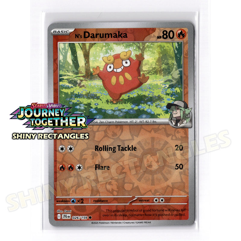 026/159 - N's Darumaka - Reverse Holo