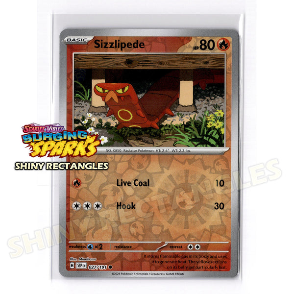 027/191 - Sizzlipede - Reverse Holo