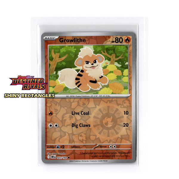 027/182 - Growlithe - Reverse Holo