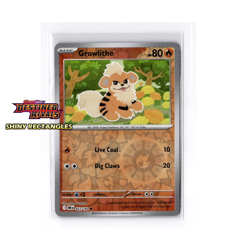 027/182 - Growlithe - Reverse Holo