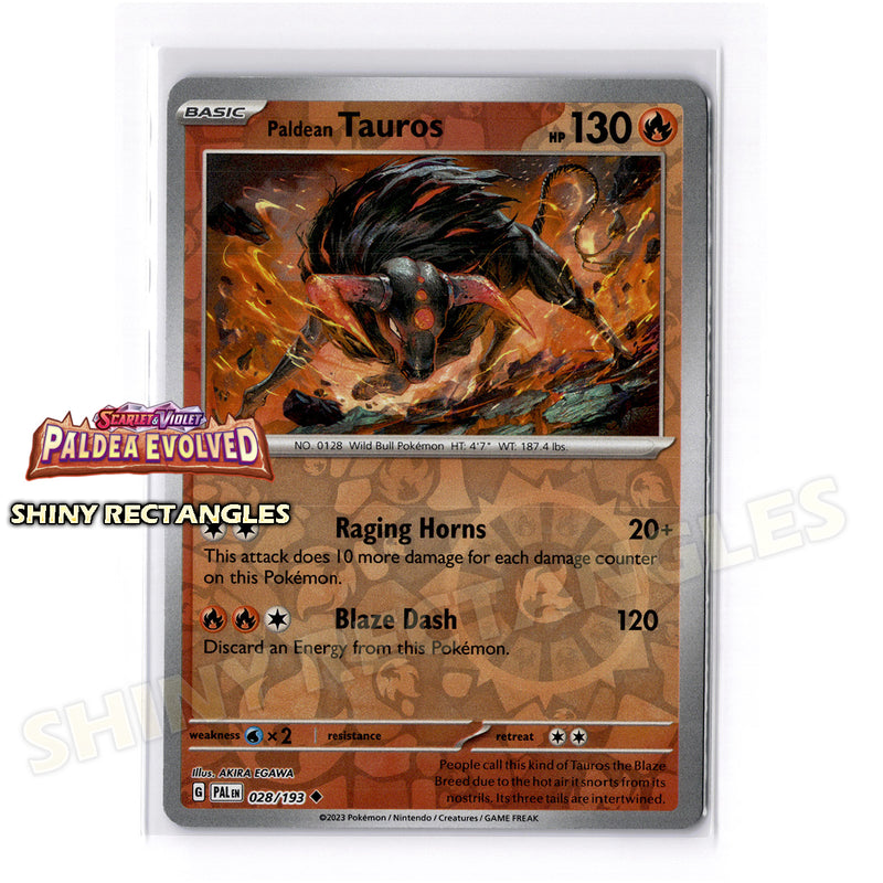028/193 - Paldean Tauros - Reverse Holo