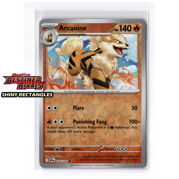 028/182 - Arcanine - Reverse Holo