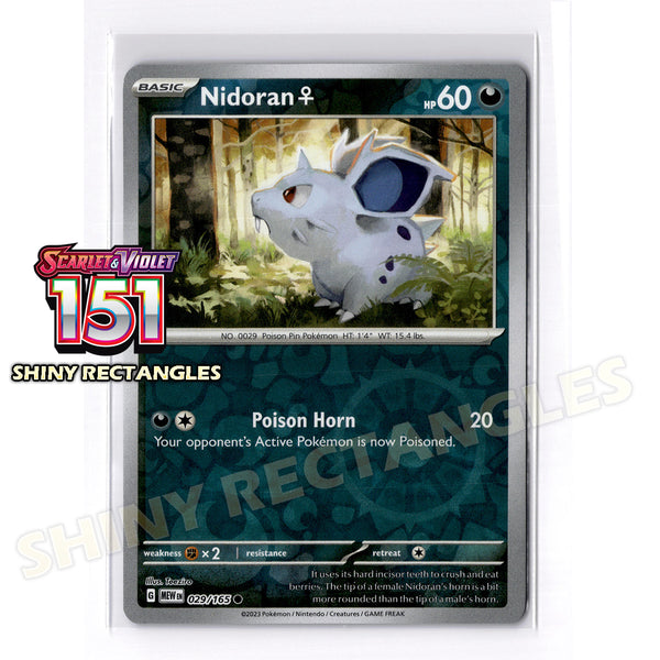 029/165 - Nidoran F - Reverse Holo