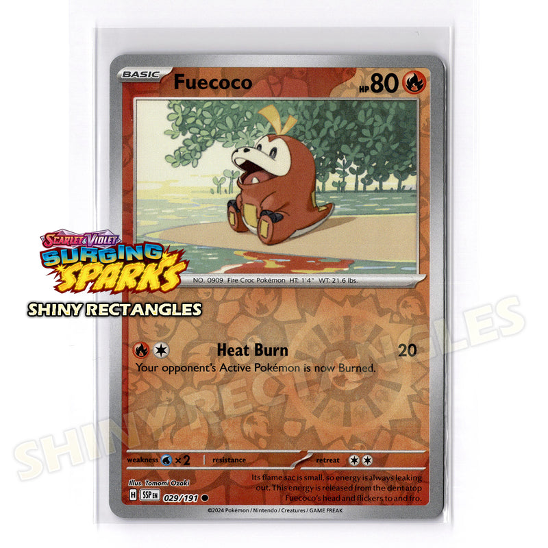 029/191 - Fuecoco - Reverse Holo