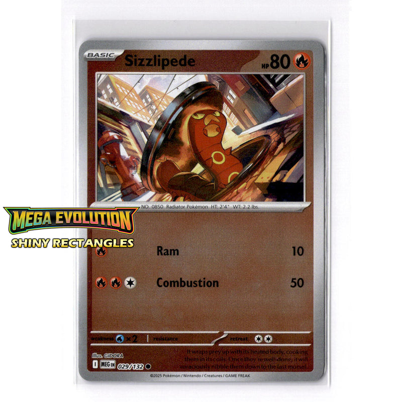 029/132 - Sizzlipede - Reverse Holo