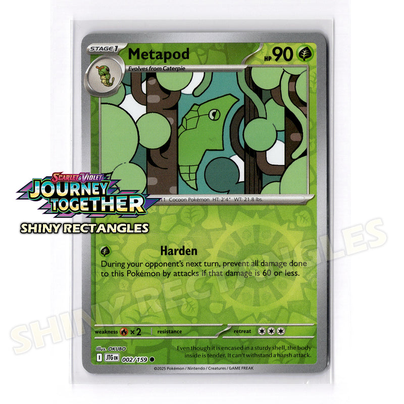 002/159 - Metapod - Reverse Holo