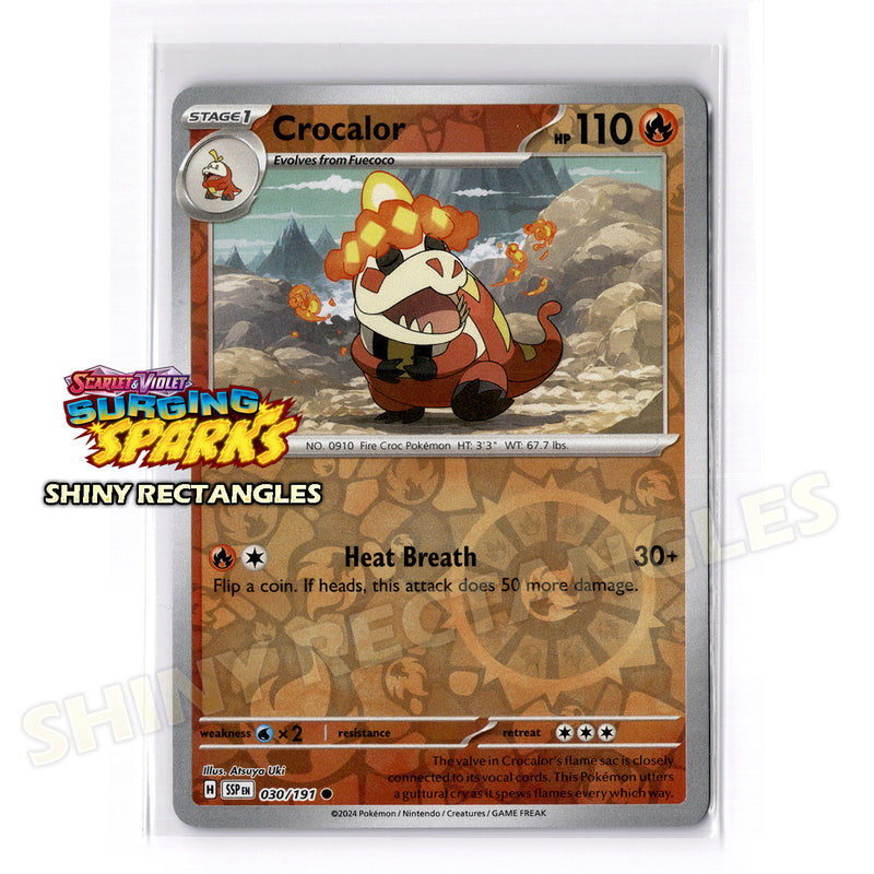 030/191 - Crocalor - Reverse Holo