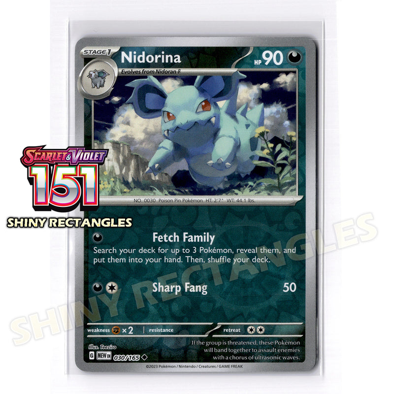 030/165 - Nidorina - Reverse Holo