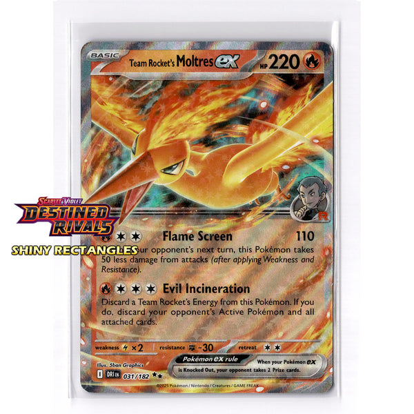 031/182 - Team Rocket's Moltres EX - Holofoil