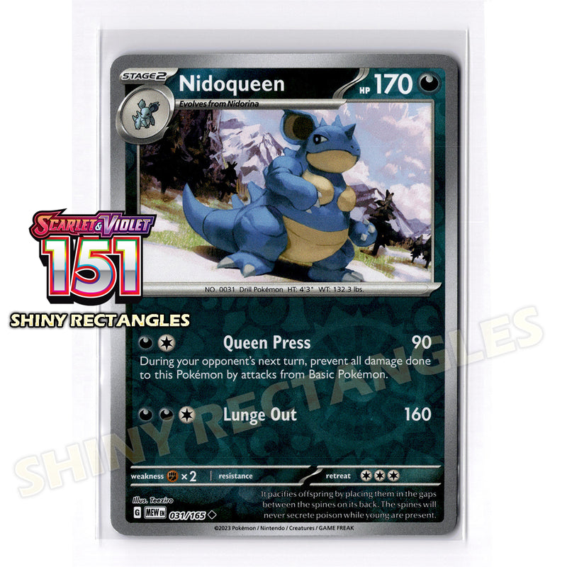 031/165 - Nidoqueen - Reverse Holo