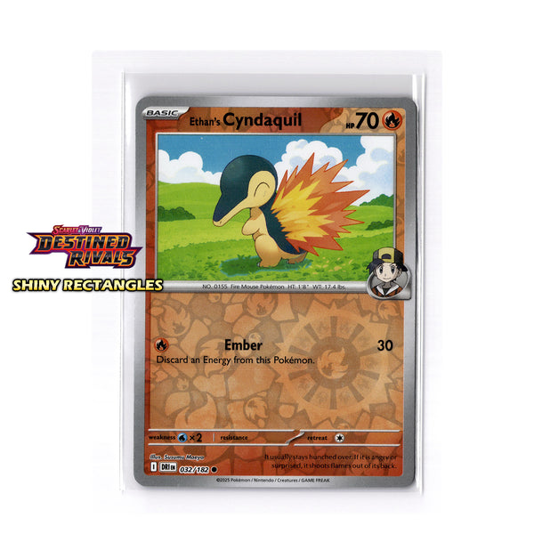 032/182 - Ethan's Cyndaquil - Reverse Holo