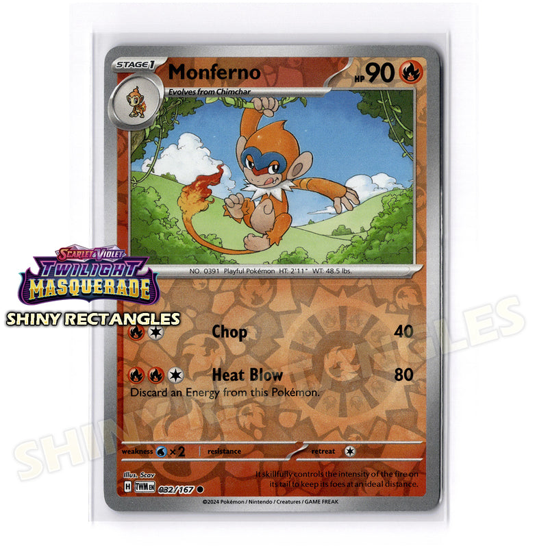 032/167 - Monferno - Reverse Holo