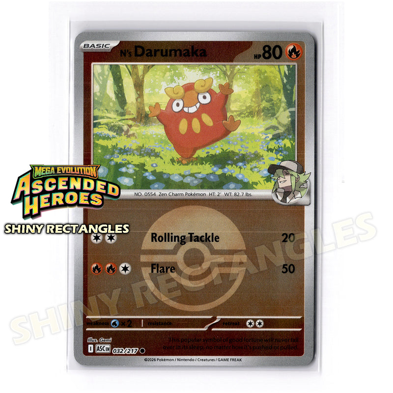 032/217 - N's Darumaka - Poke Ball