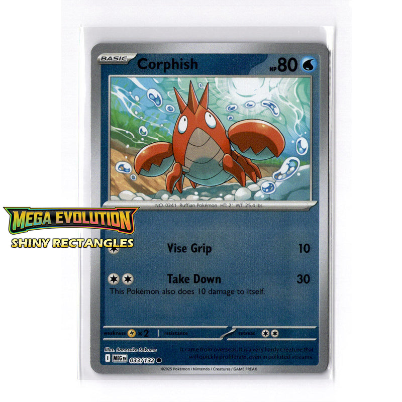 033/132 - Corphish - Reverse Holo