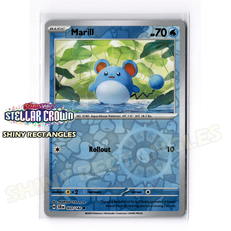 033/142 - Marill - Reverse Holo