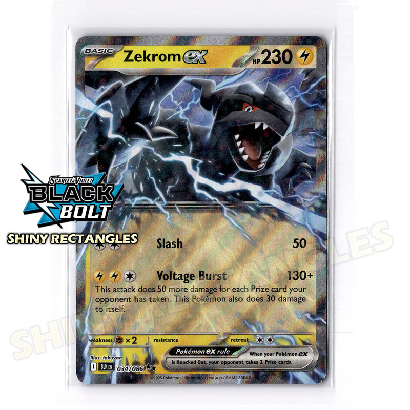 034/086 - Zekrom EX - Holofoil