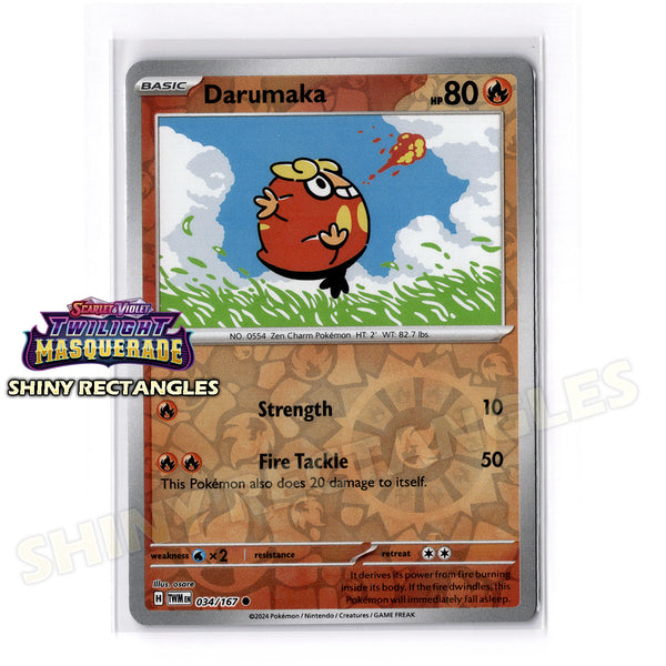 034/167 - Darumaka - Reverse Holo