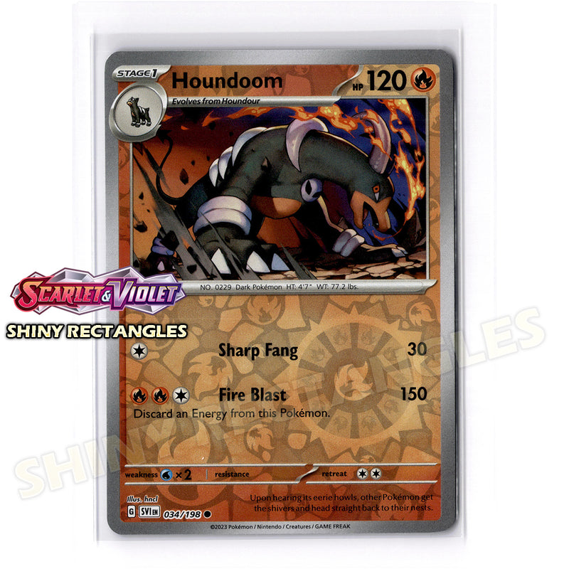 034/198 - Houndoom - Reverse Holo