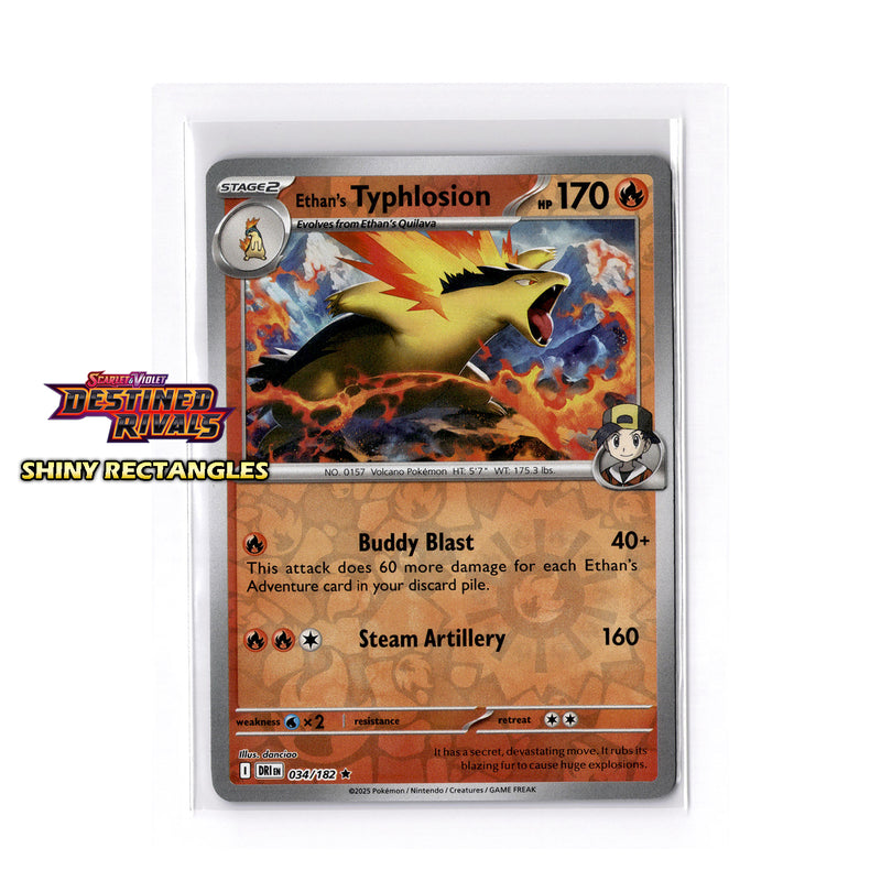 034/182 - Ethan's Typhlosion - Reverse Holo