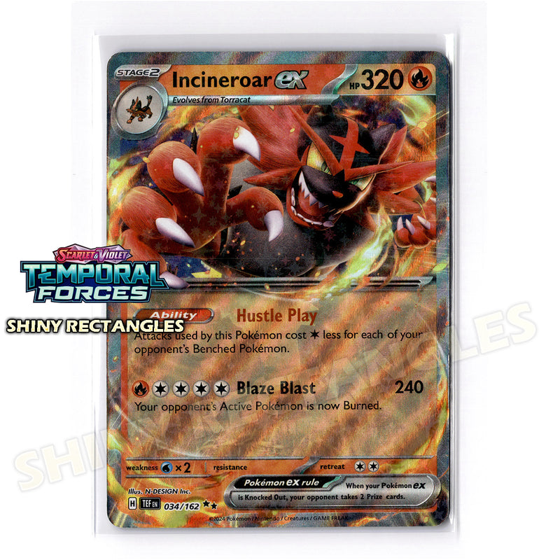 034/162 - Incineroar EX - Holofoil