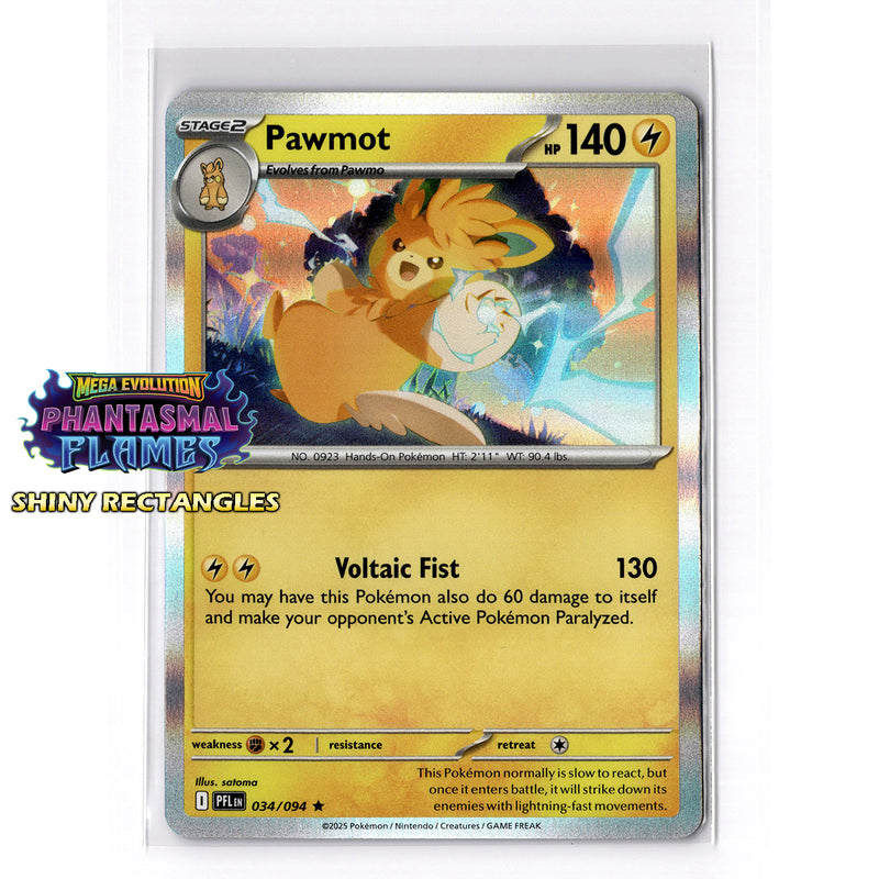 034/094 - Pawmot - Holofoil