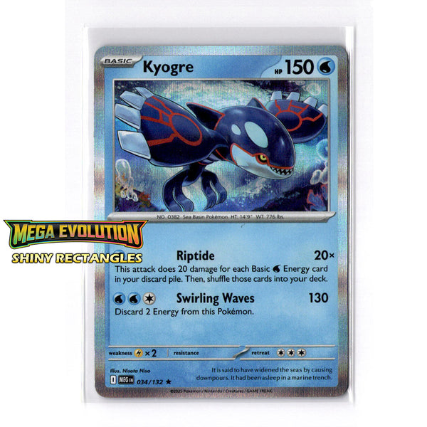 034/132 - Kyogre - Holofoil