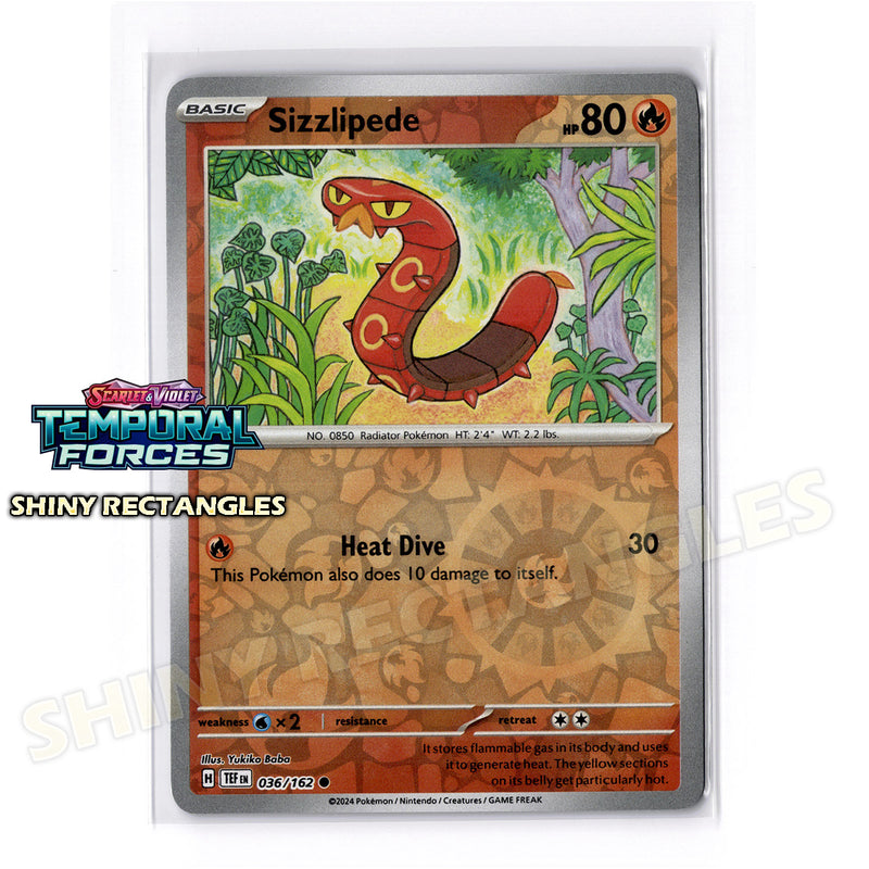 036/162 - Sizzlipede - Reverse Holo