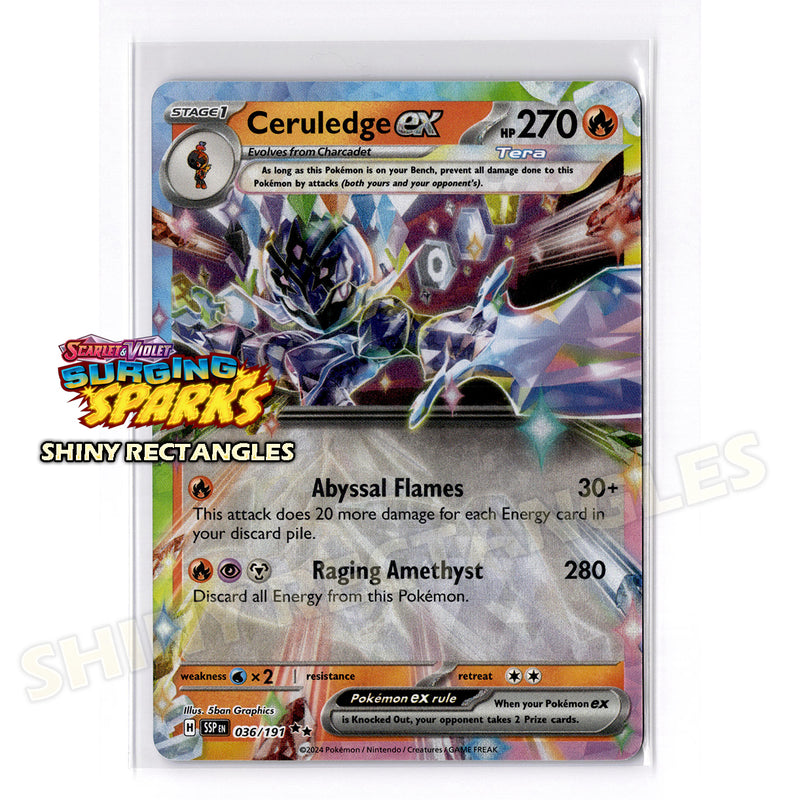 036/191 - Ceruledge ex - Holofoil