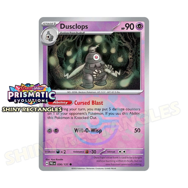 036/131 - Dusclops - Poke Ball
