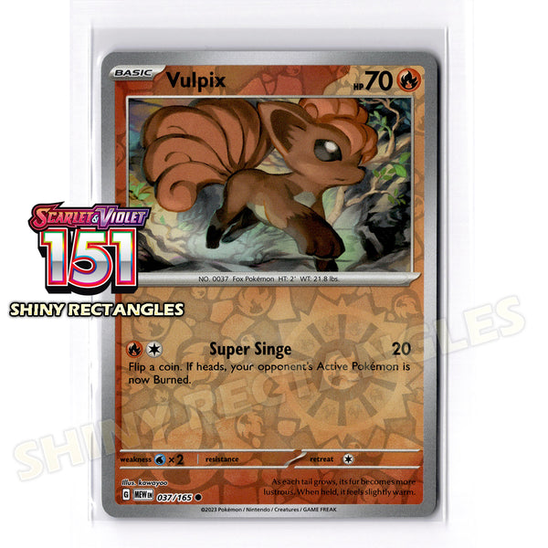 037/165 - Vulpix - Reverse Holo