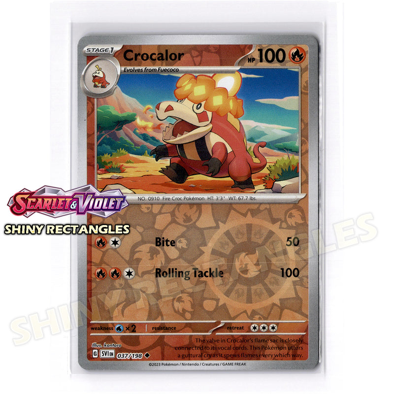 037/198 - Crocalor - Reverse Holo