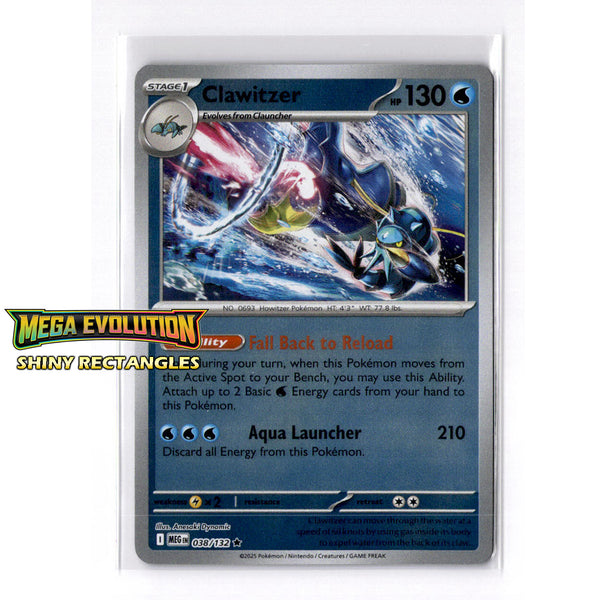 038/132 - Clawitzer - Reverse Holo