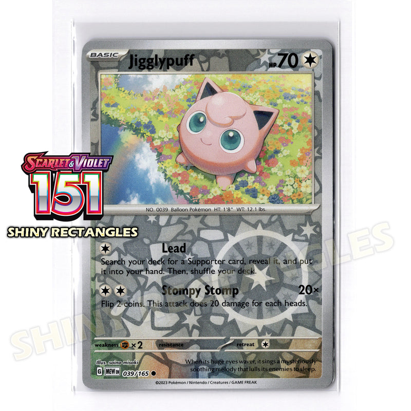 039/165 - Jigglypuff - Reverse Holo