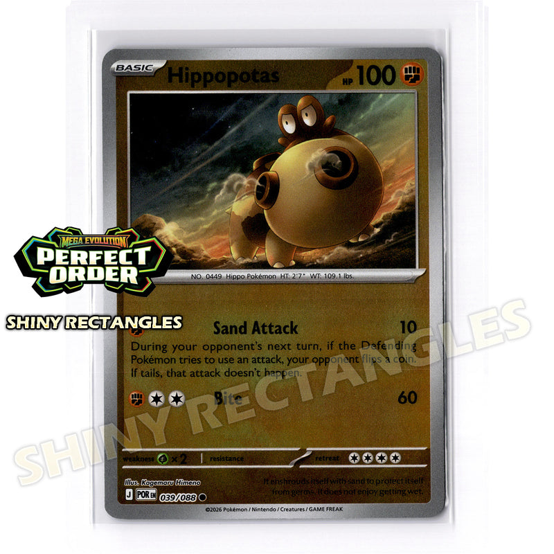 039/088 - Hippopotas - Reverse Holo
