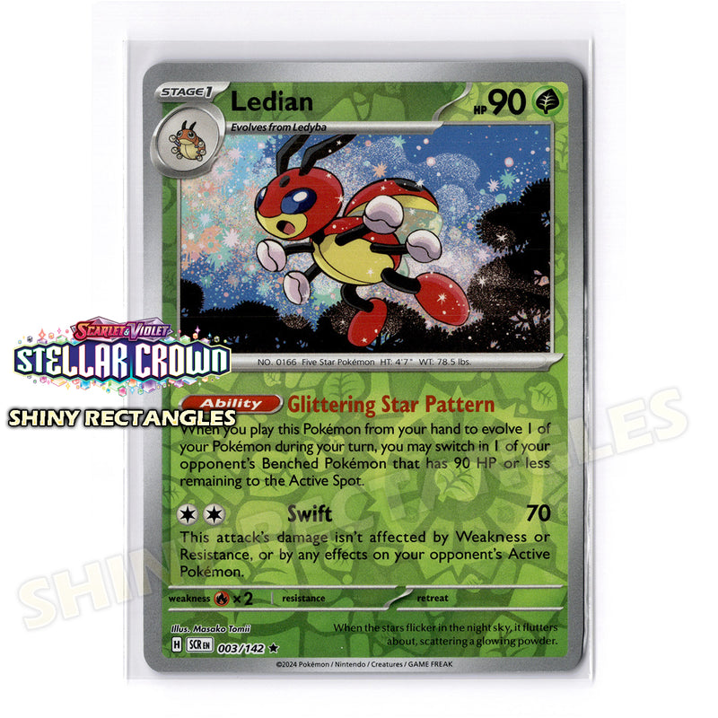 003/142 - Ledian - Reverse Holo