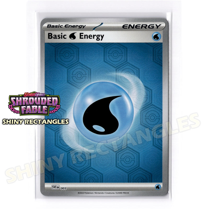3 - Basic Water Energy - Reverse Holo