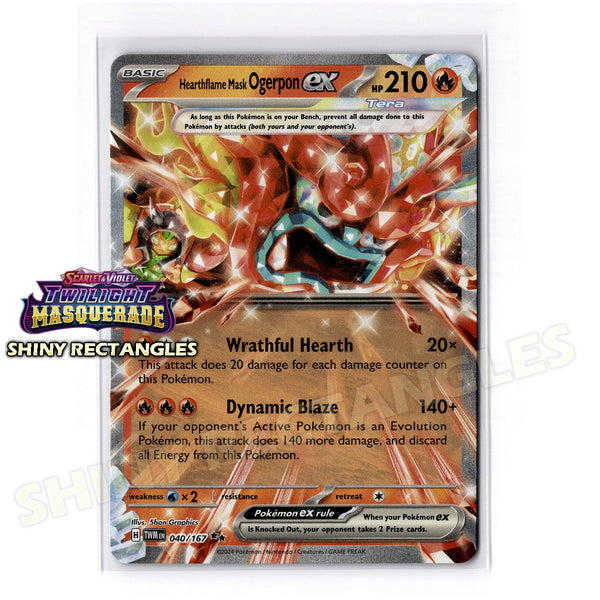 040/167 - Hearthflame Mask Ogerpon EX - Holofoil