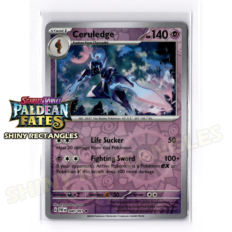 040/091 - Ceruledge - Reverse Holo