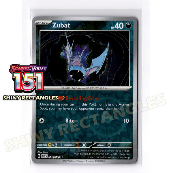 041/165 - Zubat - Reverse Holo