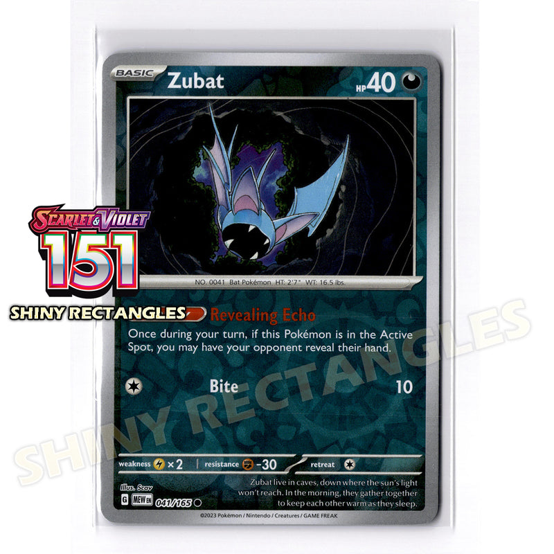 041/165 - Zubat - Reverse Holo