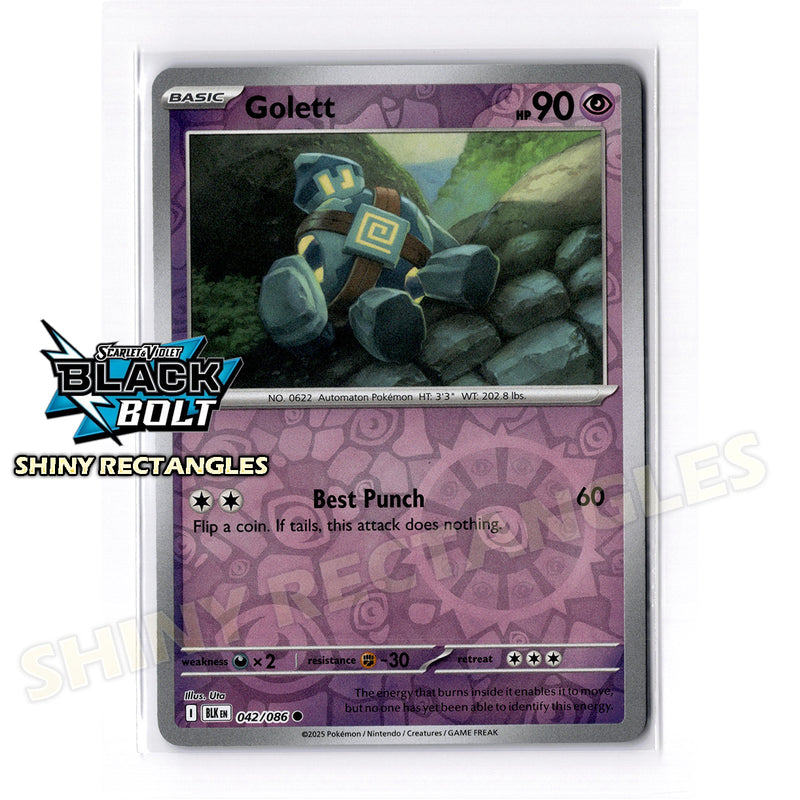 042/086 - Golett - Reverse Holo